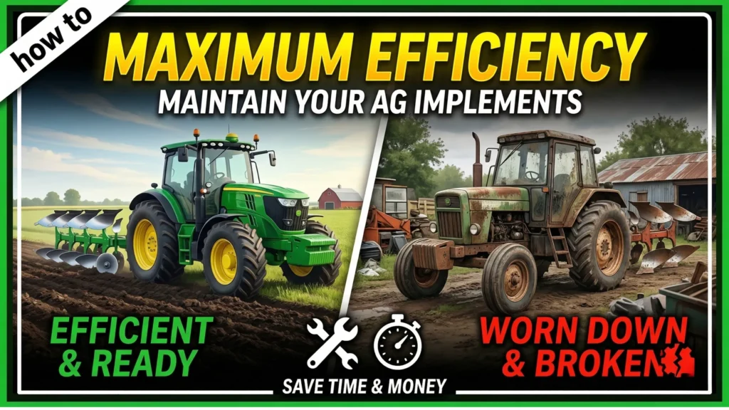 How to Maintain Agricultural Implements for Maximum Efficiency